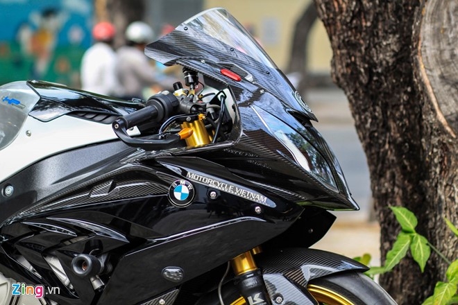 Sieu moto BMW S1000RR do dan ao carbon o Sai Gon hinh anh 5