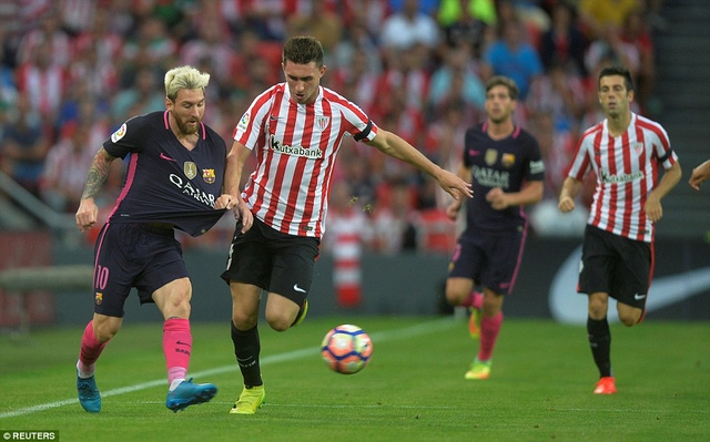  Hàng thủ Bilbao chắc chắn sẽ phải theo rất sát Messi 