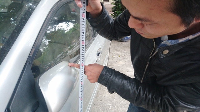  Chiều cao từ mặt đường đến đỉnh gương của xe Corolla Altis là 1,1m. 