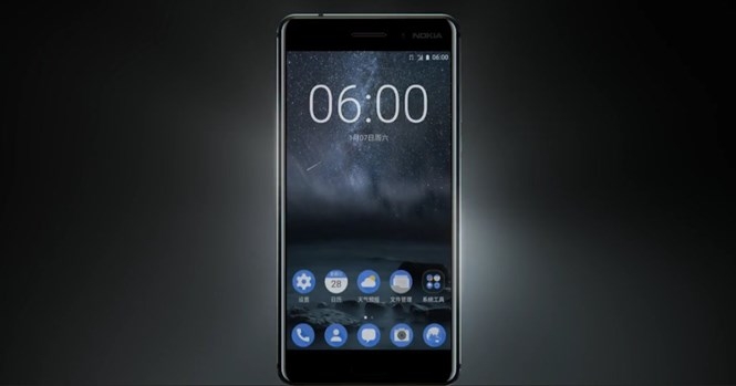 Nokia 6 đánh dấu việc quay lại thị trường di động của Nokia /// Ảnh chụp màn hình