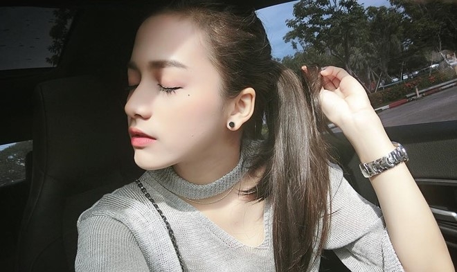9X Thai Lan xinh dep thuong bi nham la con lai hinh anh 8