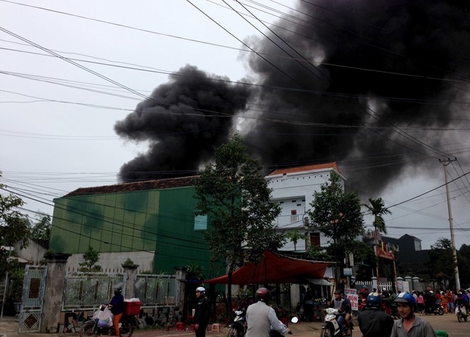Hai vu chay trong buoi sang cuoi tuan o Quang Ngai hinh anh 1