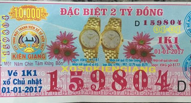 Từ ngày 1/1/2017 vé số truyền thống tăng giá trị của giải đặc biệt lên 2 tỷ đồng nhưng vẫn ế ẩm