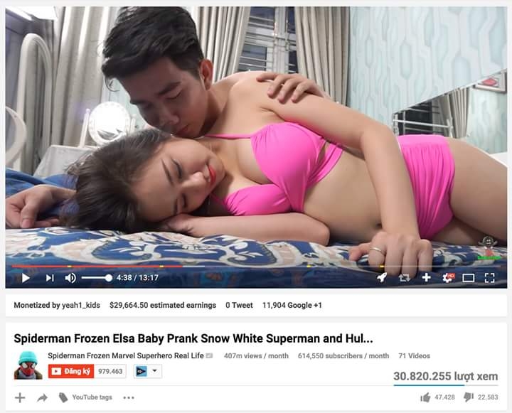 clip danh cho tre em dat 30 trieu luot xem khong khac gi clip sex hinh anh 6