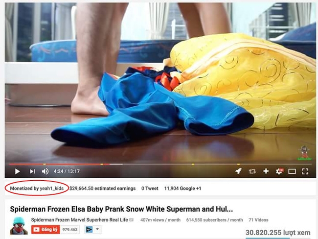 Ekip sản xuất các video Spiderman Elsa bạo lực, sexy... là người Việt Nam - Ảnh 1.