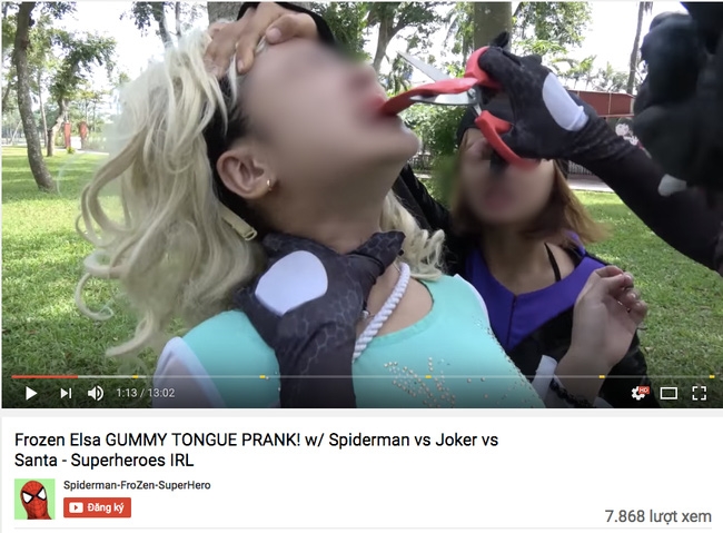 Ekip sản xuất các video Spiderman Elsa bạo lực, sexy... là người Việt Nam - Ảnh 3.