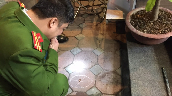 ảnh: hien truong vu no sung truoc quan ca phe o hà nọi hinh anh 4
