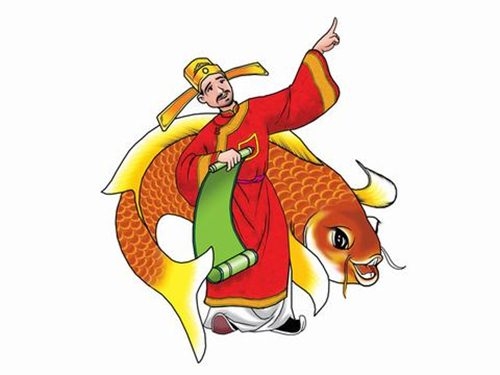 23 tháng Chạp hàng năm, Táo quân sẽ cưới cá chép về chầu trời.