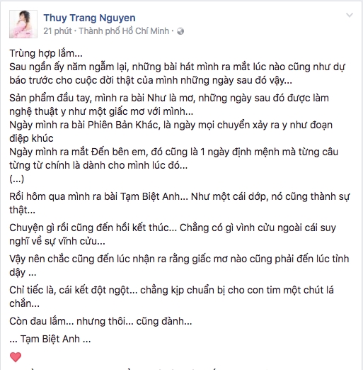 Trang Phap an y da chia tay ban trai Duong Khac Linh hinh anh 1