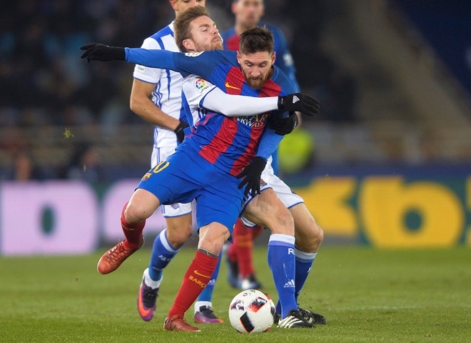 Barca pha dop tren tu dia Anoeta cua Sociedad hinh anh 1