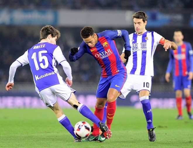 Barca pha dop tren tu dia Anoeta cua Sociedad hinh anh 3
