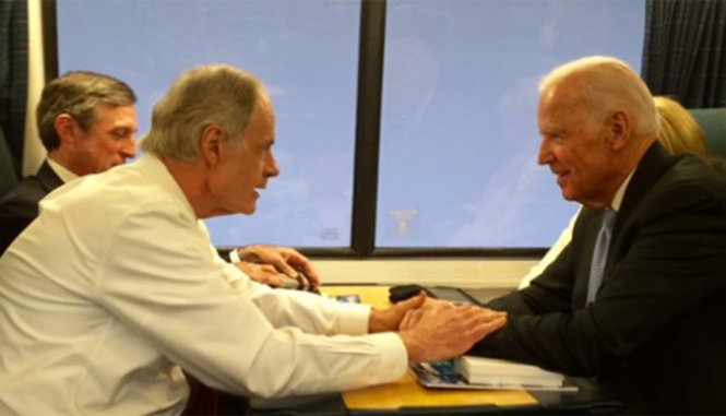 'Chuyến xe lửa cuối cùng' của phó tổng thống Joe Biden 