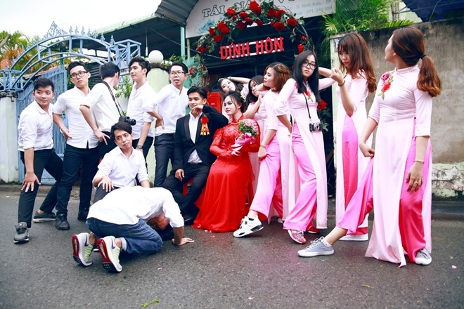Co dau, chu re Can Tho tao dang vui nhon trong le an hoi hinh anh 6