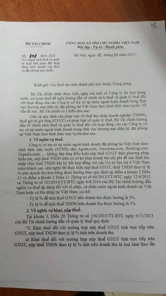Agoda, Traveloka, Booking... se bi danh thue tai Viet Nam hinh anh 1