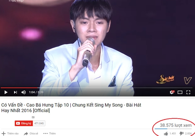 Bài hát hay nhất của Cao Bá Hưng lại bị dislike gấp đôi lượt like! - Ảnh 3.