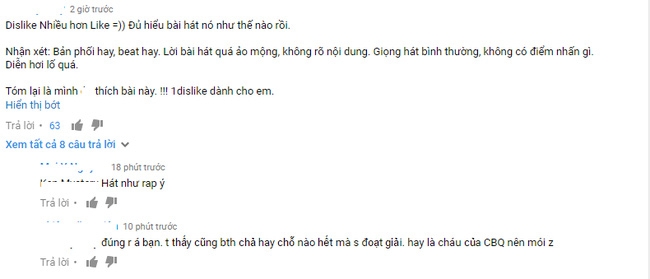 Bài hát hay nhất của Cao Bá Hưng lại bị dislike gấp đôi lượt like! - Ảnh 5.