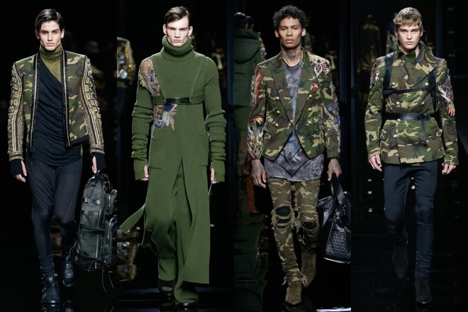 Người mẫu Balmain để ngực trần với áo trong suốt