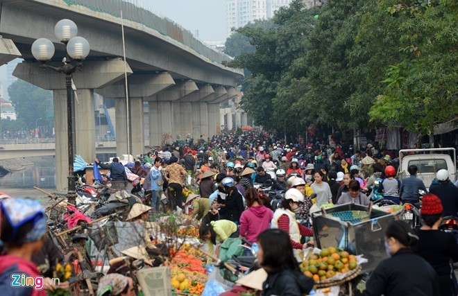 Nguoi Ha Noi tap nap mua sam trong phien cho 29 Tet hinh anh 2