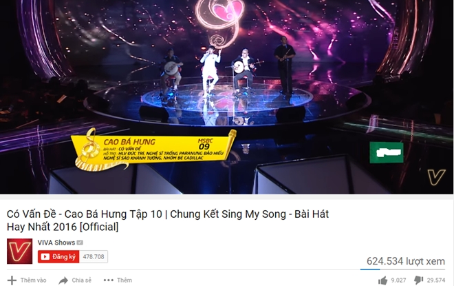 Tiet muc cua Cao Ba Hung co luong dislike ky luc hinh anh 1