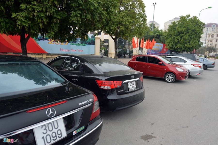 Ngoi tren oto mua hoa dao gay un tac chieu 30 Tet hinh anh 12