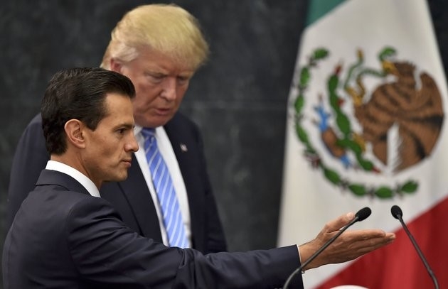 Ong Trump va TT Mexico 'dau khau' vi buc tuong bien gioi hinh anh 1