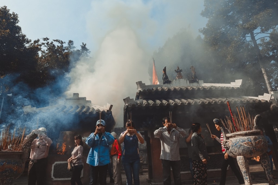Khoanh khac Sai Gon thanh binh sang mung 1 Tet Dinh Dau hinh anh 11