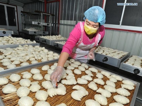 Nặn bánh bao hình gà đón năm Đinh Dậu ảnh 4