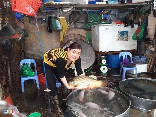 Sau Tet, 1,5 trieu dong mot con ca chep van 'chay' hang hinh anh 2