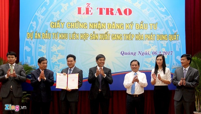 60.000 ty dong xay khu lien hop gang thep tai Dung Quat hinh anh 1