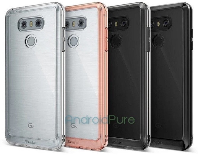 Rò rỉ hình ảnh rỏ nét cho thấy LG G6 có thiết kế thân kim loại hoa vân xước