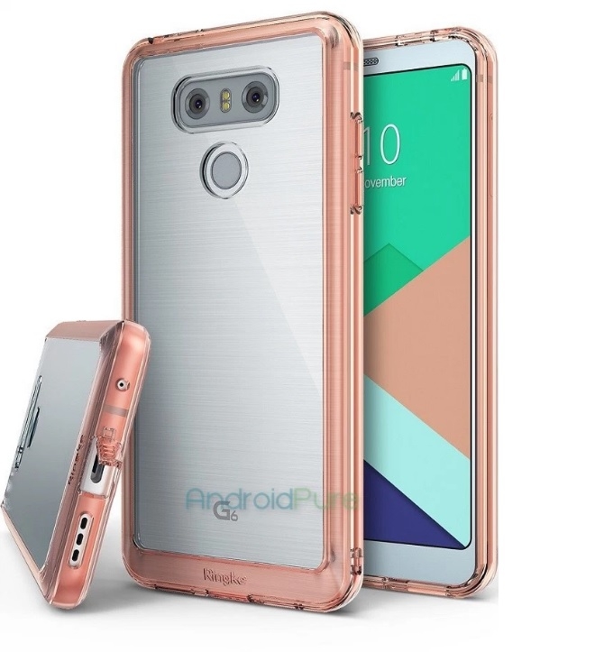 Rò rỉ hình ảnh rỏ nét cho thấy LG G6 có thiết kế thân kim loại hoa vân xước