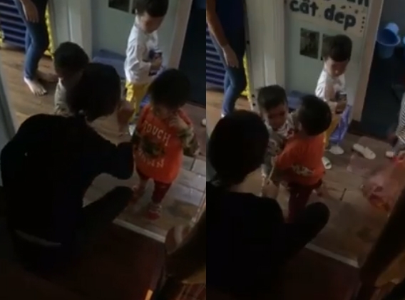Xuất hiện thêm clip cô giáo quát nạt, dí roi vào mặt trẻ được cho là ở trường MN Sen Vàng - Ảnh 2.