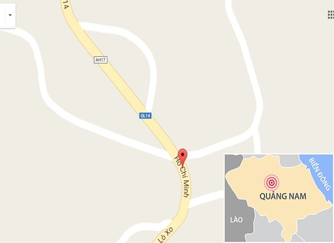 Xe khach giuong nam chay tro khung tren deo Lo Xo hinh anh 2