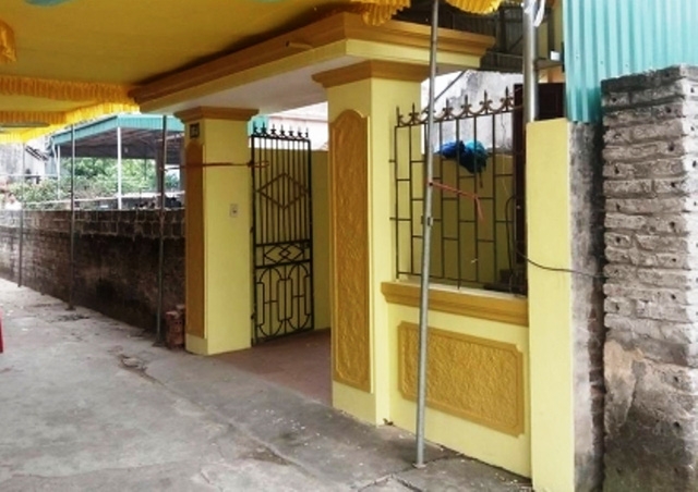  Nhà chị H, nơi phi công trẻ máu lạnh ra tay giết hại nạn nhân một cách man rợ. 