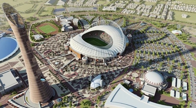 Qatar tiếp tục duy trì mức chi 500 triệu USD/tuần để kịp tiến độ đăng cai World Cup 2022 /// AFP