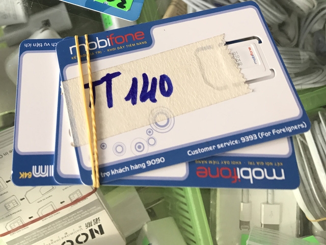  SIM trắng nhưng thực chất là SIM rác. 