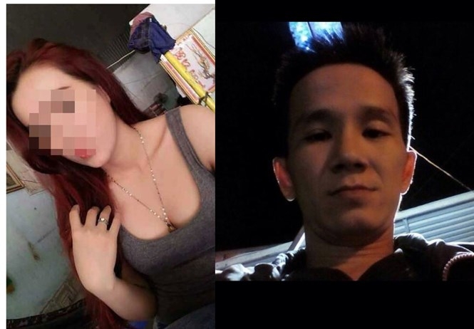 Nạn nhân H. (trái) và nghi phạm Huỳnh Ngọc Phương /// Ảnh: Công an cung cấp