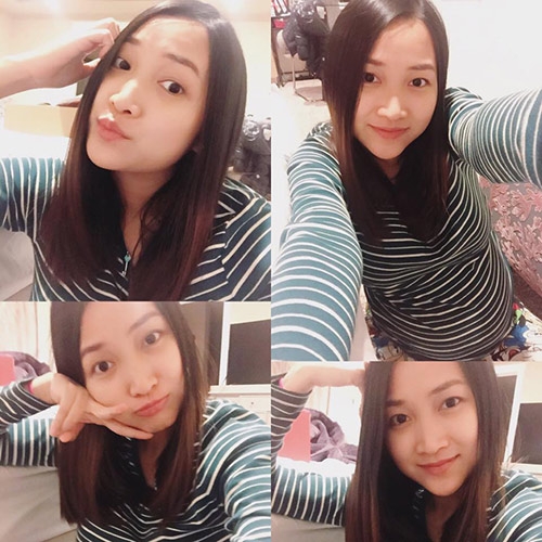 vo 9x cua lam truong khoe bung bau gan den ngay sinh van dep 