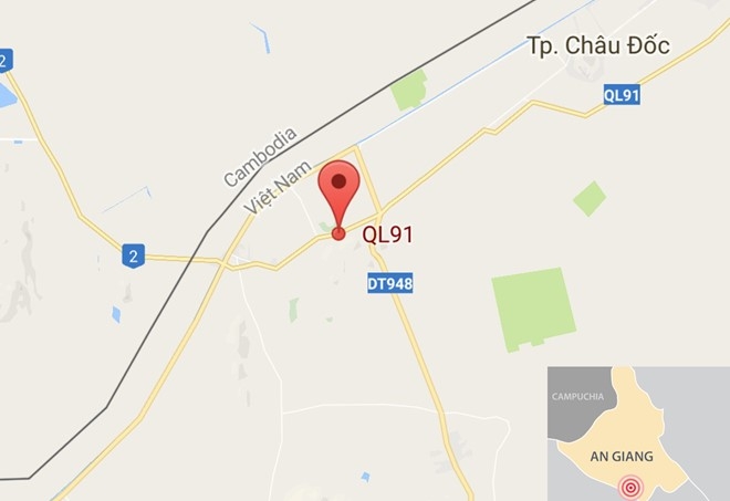 Tai xe lieu minh lai xe bon boc chay ra khoi tram xang hinh anh 2