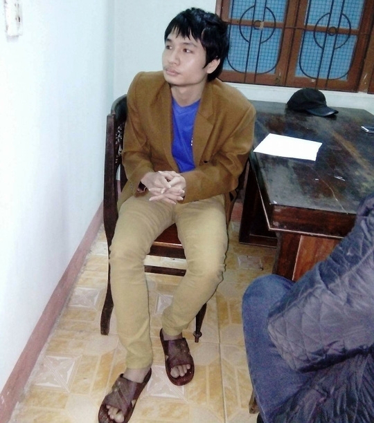 Trần Đình Hoàn, nghi can sát hại bố đẻ của mình 