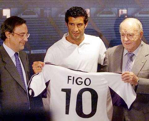 Nguoi dai dien cua Figo da nhanh tay ki mot ban hop dong ngam truoc voi Florentino Perez