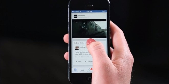 Facebook bat dau tu dong bat am thanh kem video tren di dong hinh anh 1