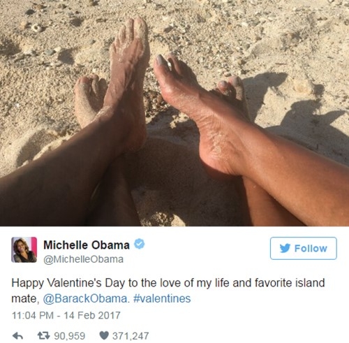 Valentine cua nha Obama: 'Gui tinh yeu cuoc doi' hinh anh 2