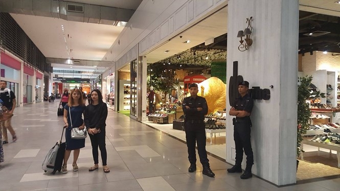 An ninh siết chặt tại nhà ga sân bay quốc tế KLIA2, chiều ngày 17.2.2017 /// Nguyễn Tập