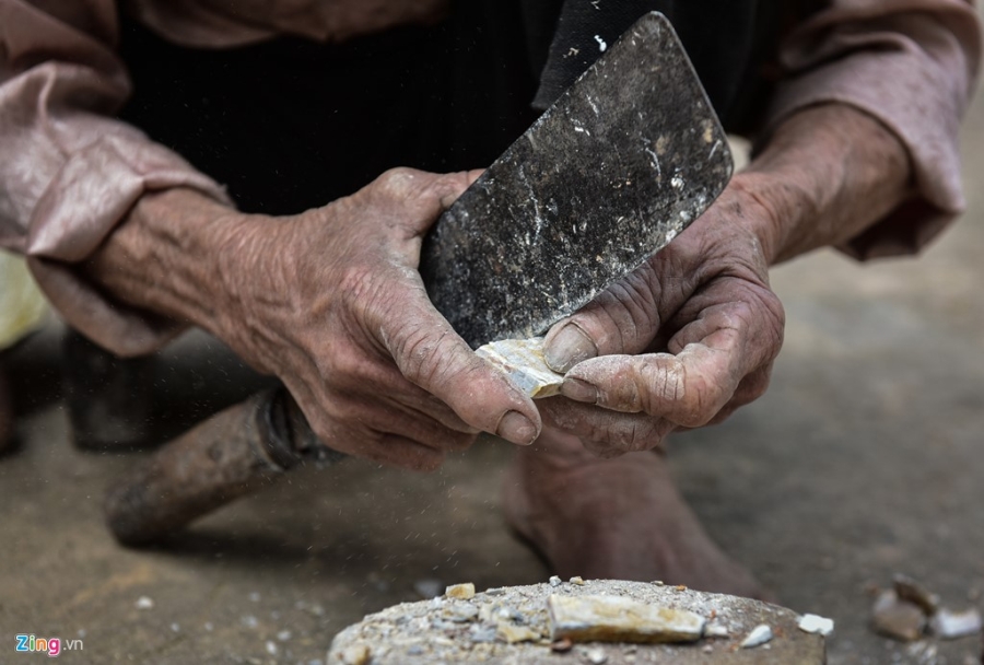 Những người bốc đất về ăn chỉ có ở Vĩnh Phúc hình ảnh 5 Nhung nguoi boc dat ve an chi co o Vinh Phuc hinh anh 5