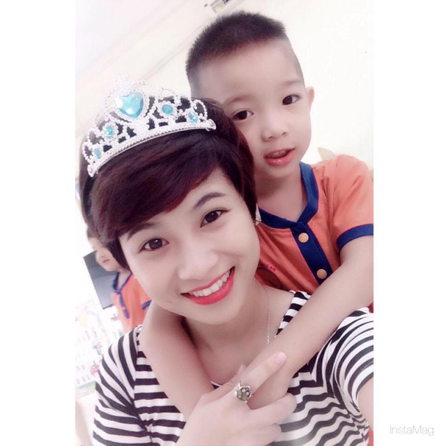 Cô giáo Mai Hương cùng học trò