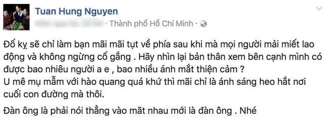 Tuấn Hưng viết status đá xéo, Duy Mạnh thẳng thắn đáp trả bằng ngôn từ mạnh bạo? - Ảnh 1.