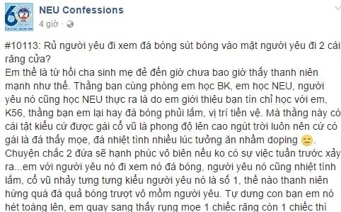 Chang trai sut bong lam gay hai rang cua cua ban gai hinh anh 1