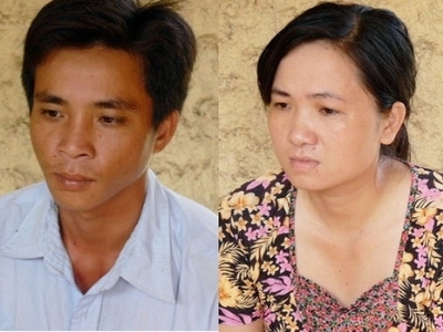  Cặp tình nhân tàn ác Thanh và Thủy tại cơ quan điều tra. 