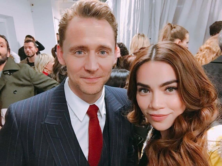 Ho Ngoc Ha chup anh cung 'Loki' Tom Hiddleston o show Gucci hinh anh 4